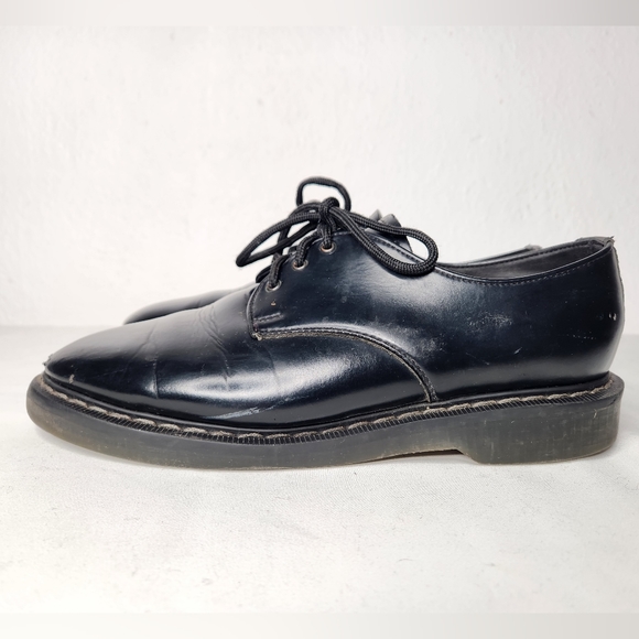 Solovair Dr. Martens Black 3 eye Lace Up Ankle Boots Made in England UK7/US8 VTG main image 8